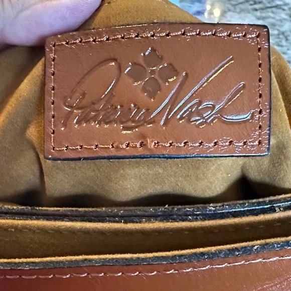 Patricia Nash Tan Leather Crossbody Bag New without tags - Picture 5 of 8